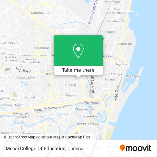 Measi College Of Education map