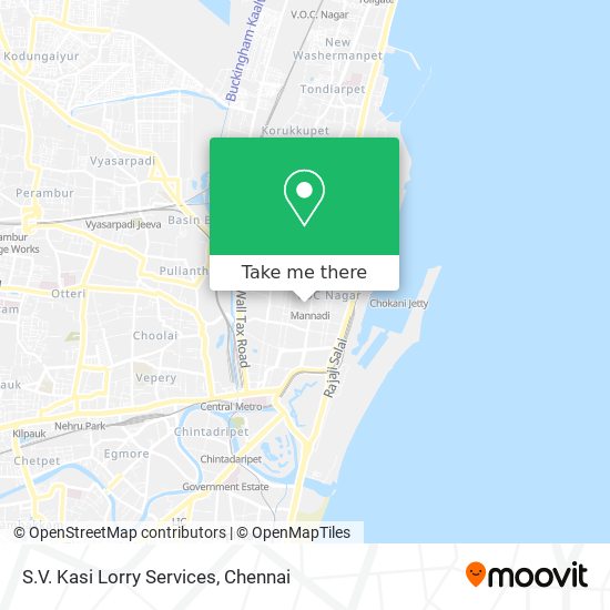S.V. Kasi Lorry Services map