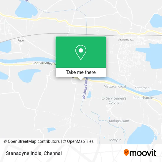 Stanadyne India map