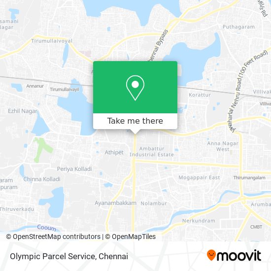 Olympic Parcel Service map