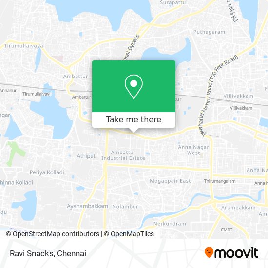 Ravi Snacks map