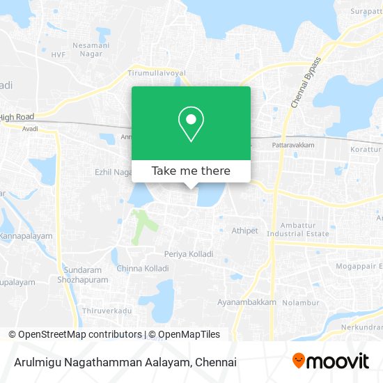 Arulmigu Nagathamman Aalayam map