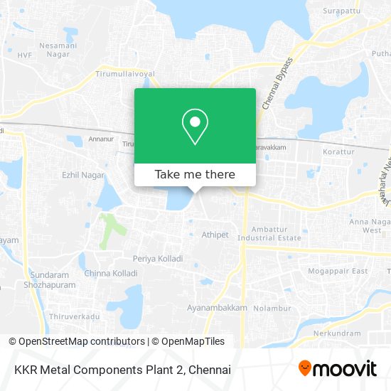 KKR Metal Components Plant 2 map