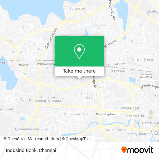 Indusind Bank map