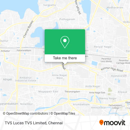 TVS Lucas TVS Limited map