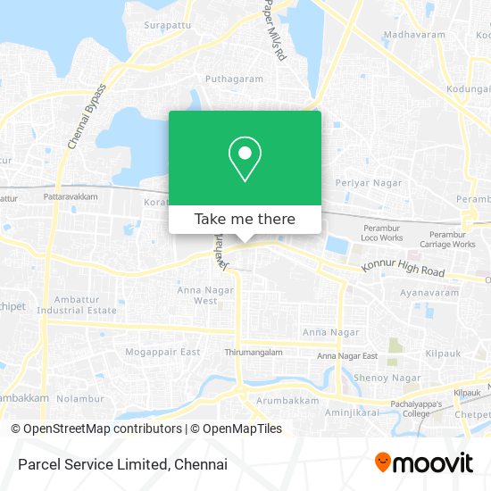 Parcel Service Limited map