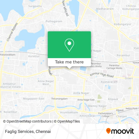 Faglig Services map