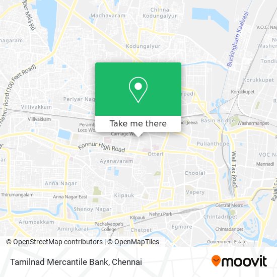Tamilnad Mercantile Bank map
