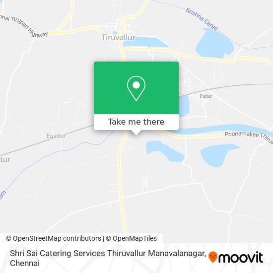 Shri Sai Catering Services Thiruvallur Manavalanagar map