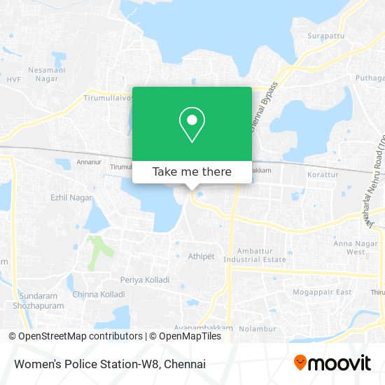 Women's Police Station-W8 map