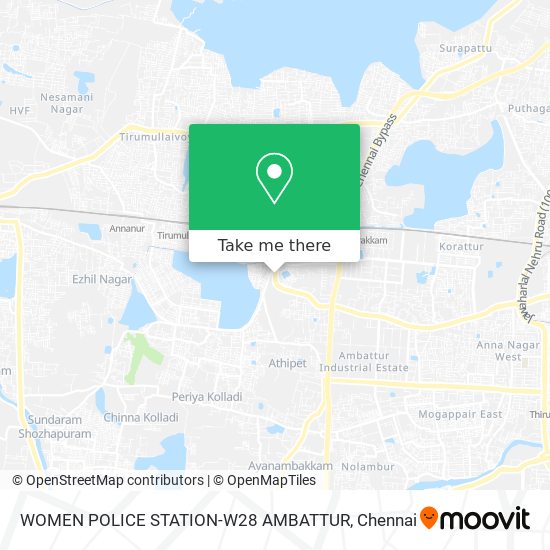 WOMEN POLICE STATION-W28 AMBATTUR map
