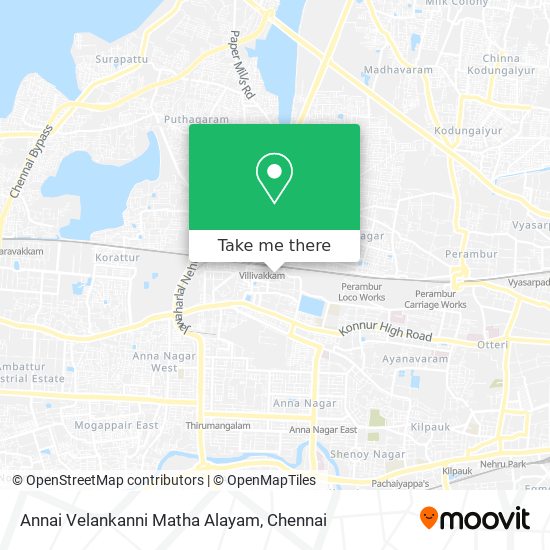 Annai Velankanni Matha Alayam map