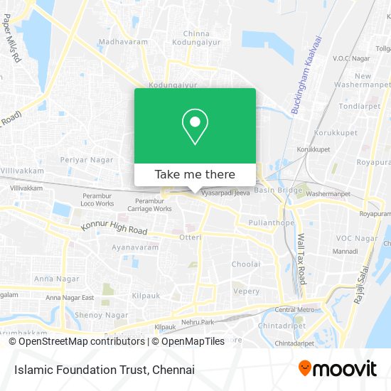 Islamic Foundation Trust map