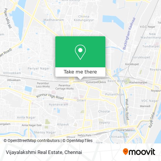 Vijayalakshmi Real Estate map