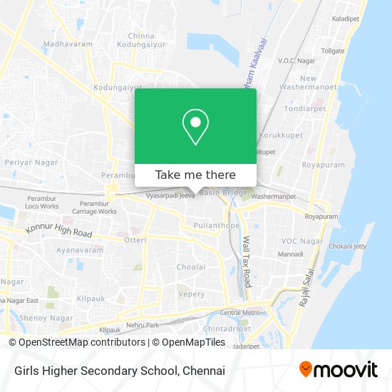 Girls Higher Secondary School map