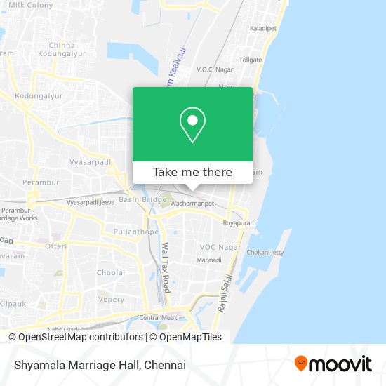 Shyamala Marriage Hall map