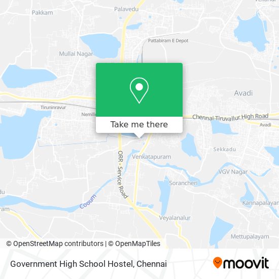 Government High School Hostel map