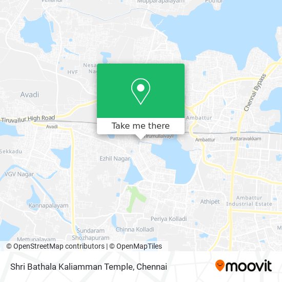 Shri Bathala Kaliamman Temple map