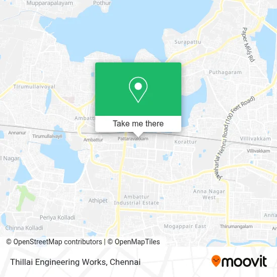 Thillai Engineering Works map