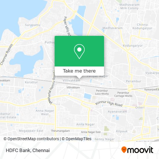 HDFC Bank map