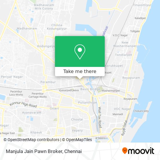 Manjula Jain Pawn Broker map