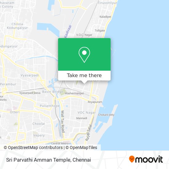 Sri Parvathi Amman Temple map