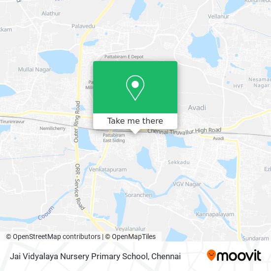 Jai Vidyalaya Nursery Primary School map