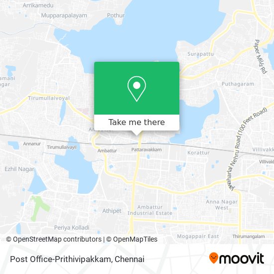 Post Office-Prithivipakkam map