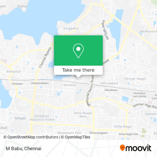 M Babu map