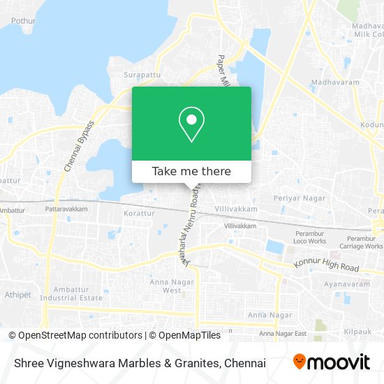 Shree Vigneshwara Marbles & Granites map