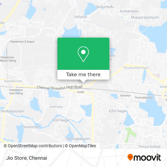 Jio Store map