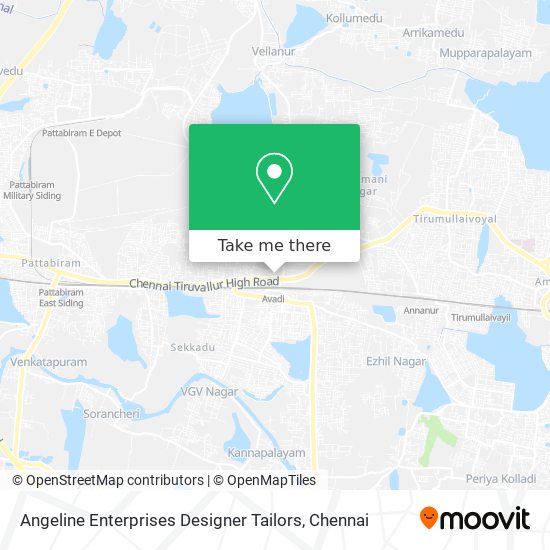 Angeline Enterprises Designer Tailors map