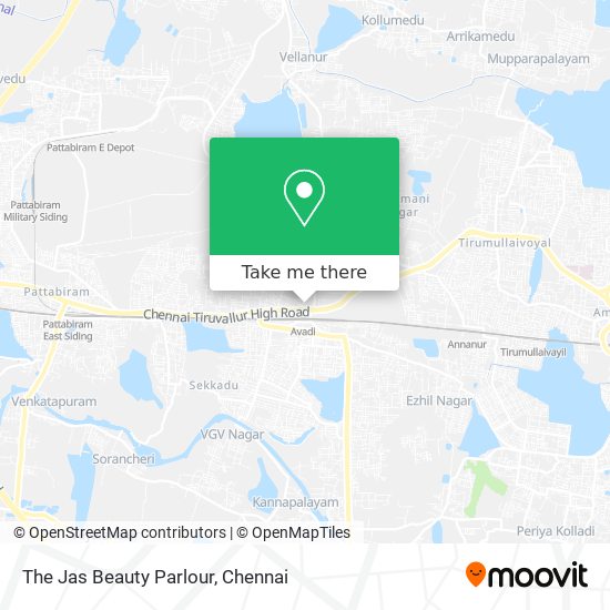 The Jas Beauty Parlour map