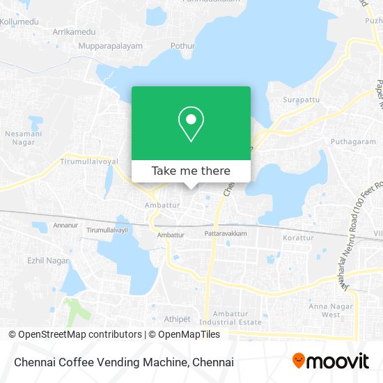 Chennai Coffee Vending Machine map