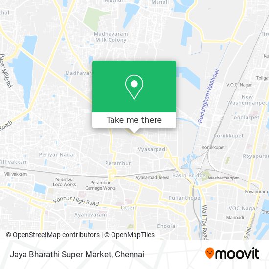 Jaya Bharathi Super Market map