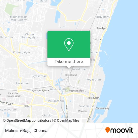 Malinisri-Bajaj map