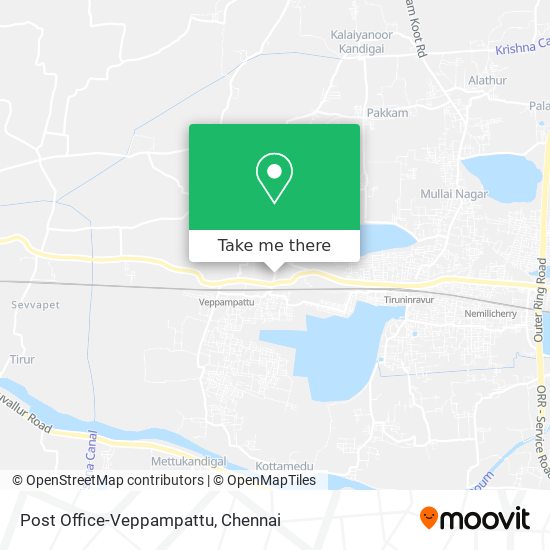 Post Office-Veppampattu map