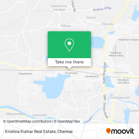 Krishna Kumar Real Estate map