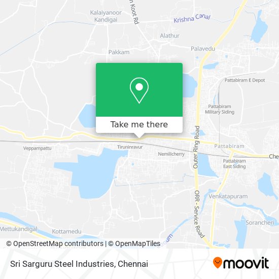 Sri Sarguru Steel Industries map