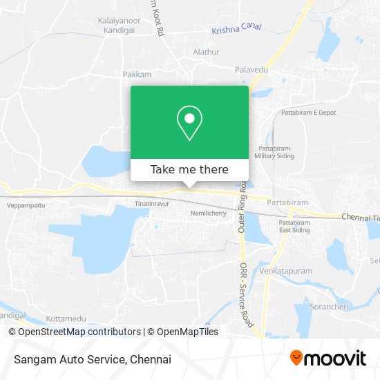 Sangam Auto Service map