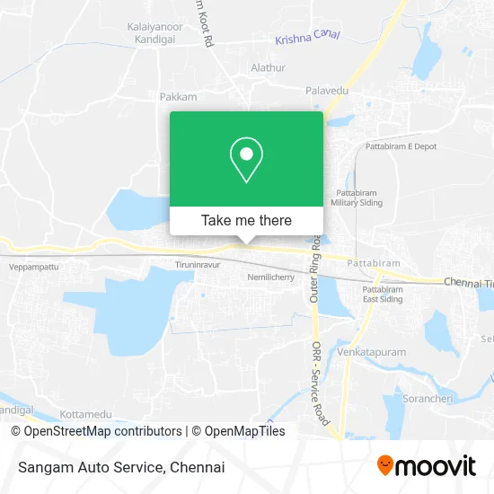 Sangam Auto Service map