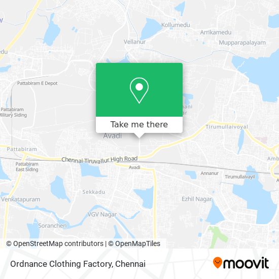 Ordnance Clothing Factory map