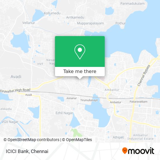 ICICI Bank map