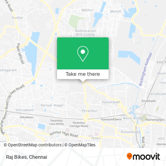 Raj Bikes map