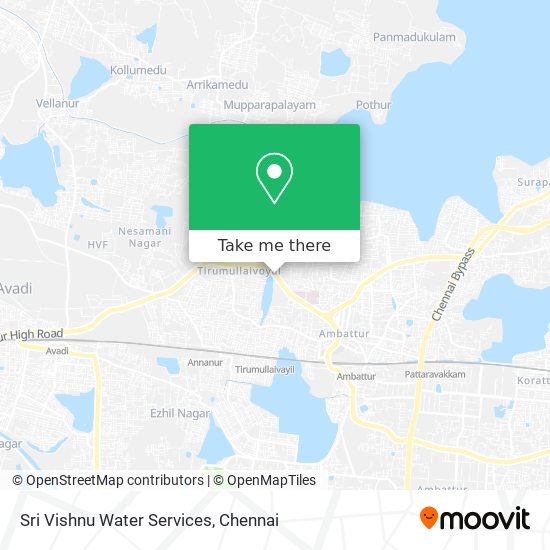 Sri Vishnu Water Services map