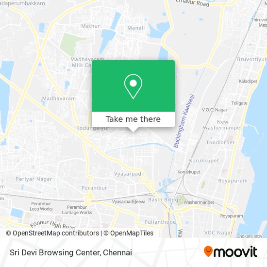 Sri Devi Browsing Center map