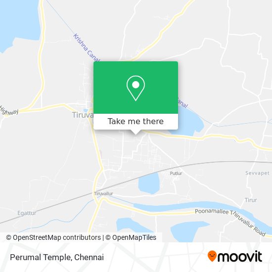 Perumal Temple map