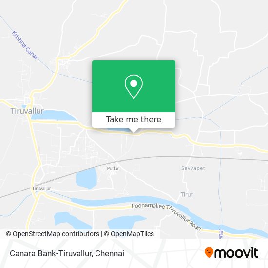 Canara Bank-Tiruvallur map