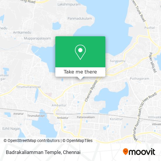Badrakaliamman Temple map