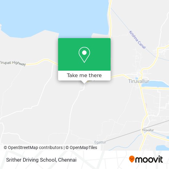 Srither Driving School map